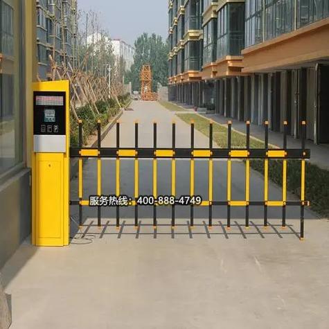 鄂州华容区 小区门禁道闸红门电动伸缩门门口电动伸缩门可根据停